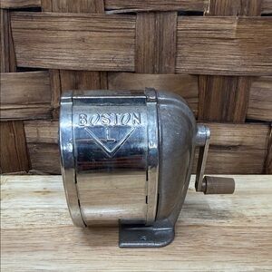 Vintage Boston Silver Pencil Sharpener